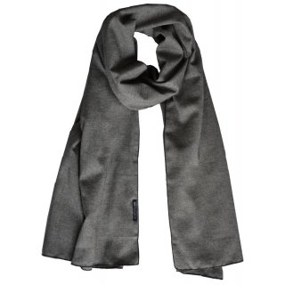 KOPFMUSS - Schal Baumwolle Winterjacquard Schwarz/Ecru