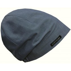 KOPFMUSS - ungeftterte Sommermtze S Fil a Fil Denimblue