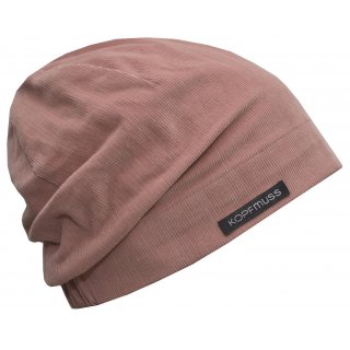 KOPFMUSS - Wintermtze mit Sweatshirtfutter XS cord pur rose